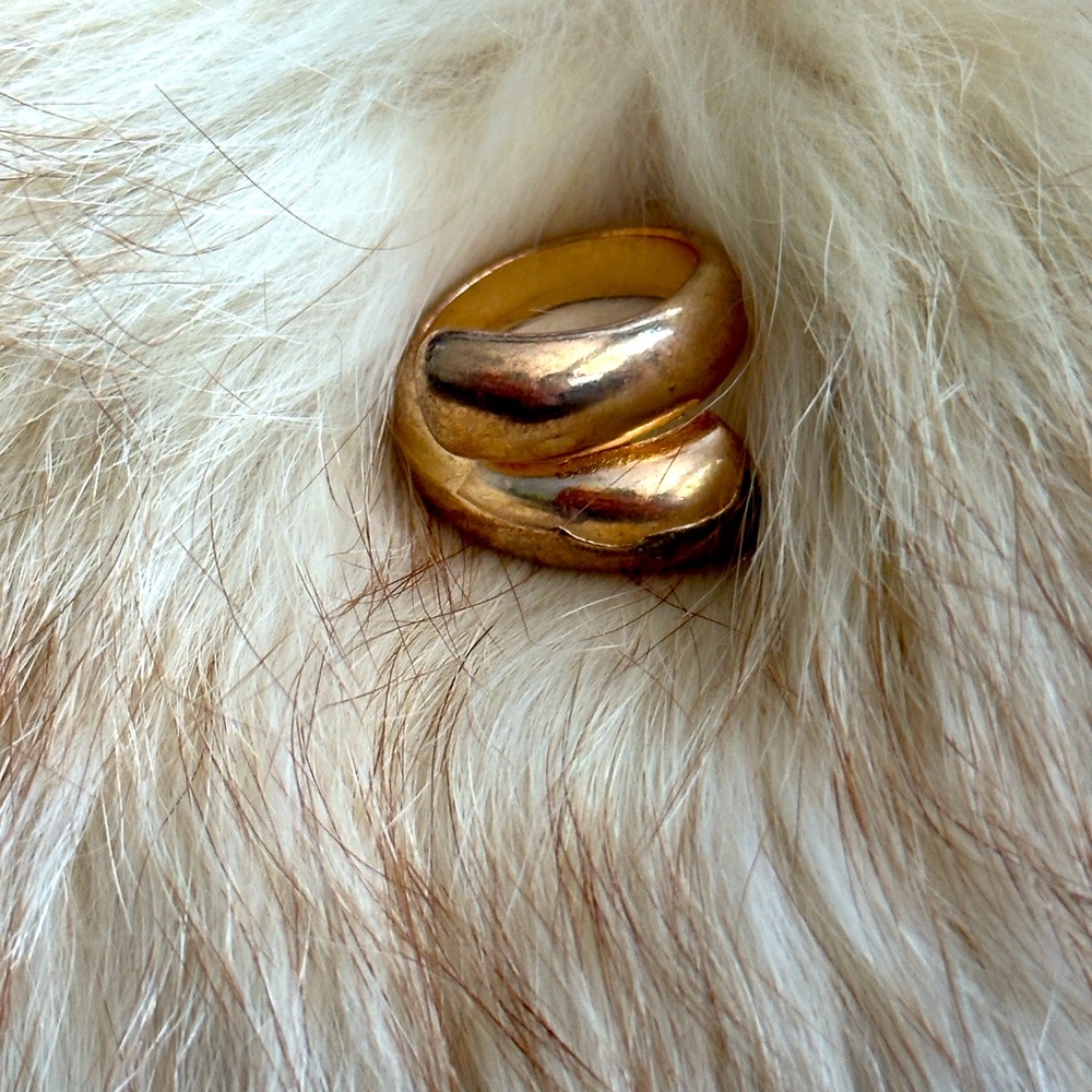 Gold tone ring